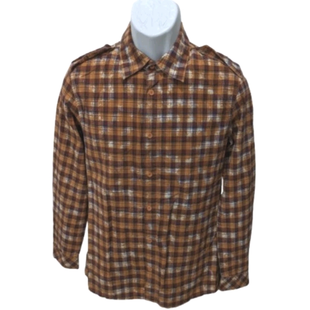 Diesel Mens S Shirt Button Up Long Sleeve Military #7777